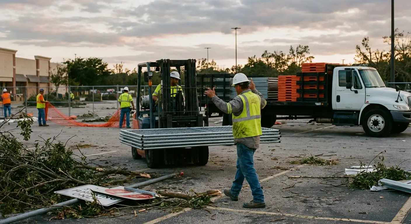 Emergency fencing deployment in Apopka, FL