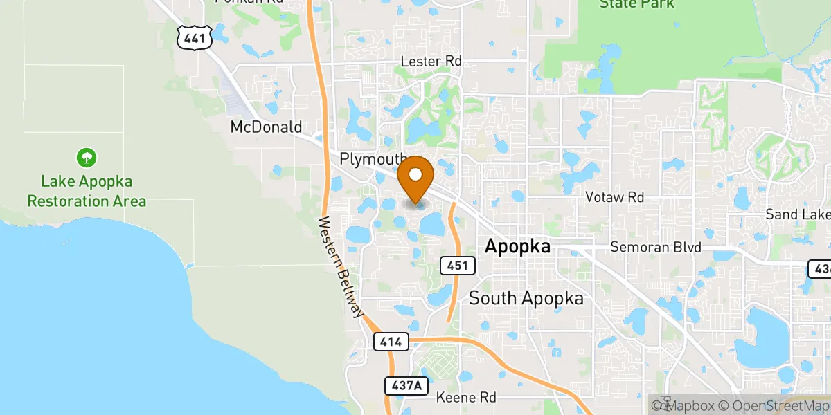 neighborhood map in Apopka, FL