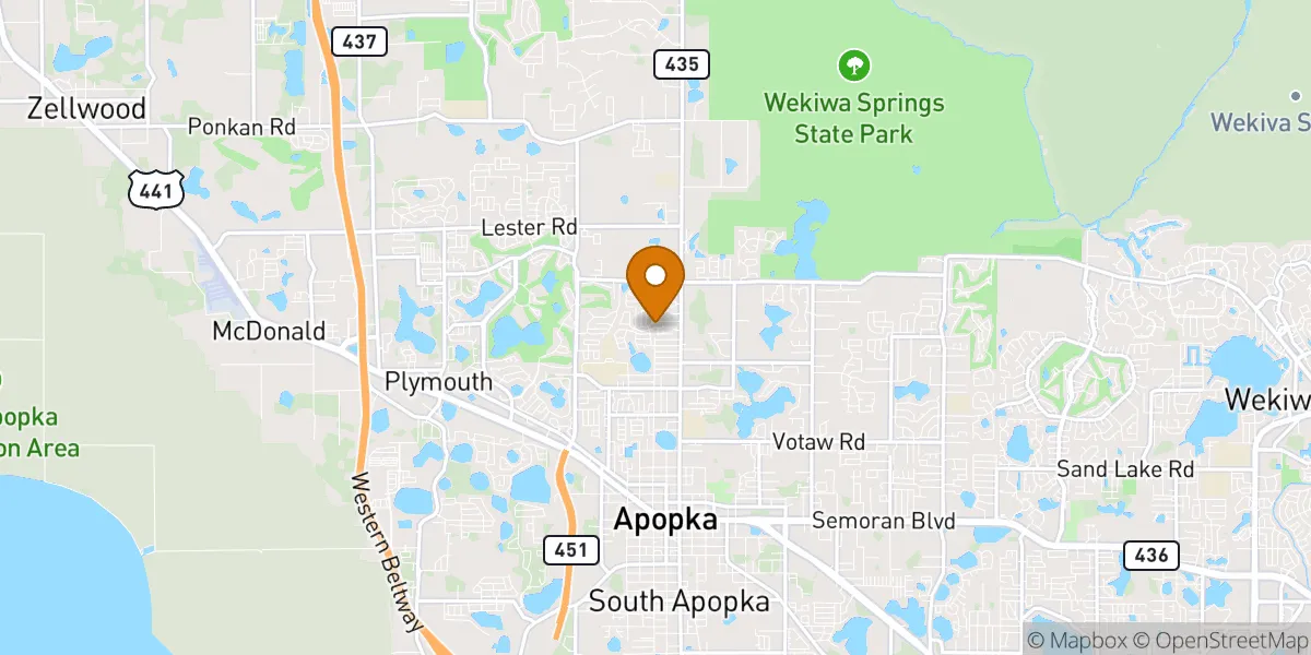  neighborhood map in Apopka, FL