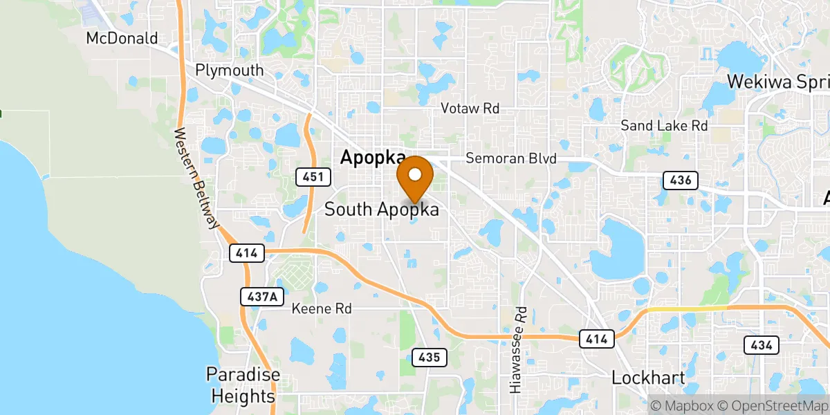Apopka neighborhood map in Apopka, FL