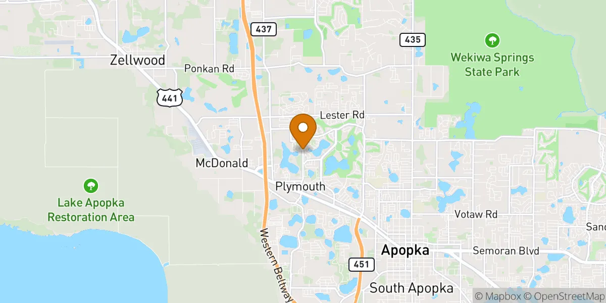  neighborhood map in Apopka, FL