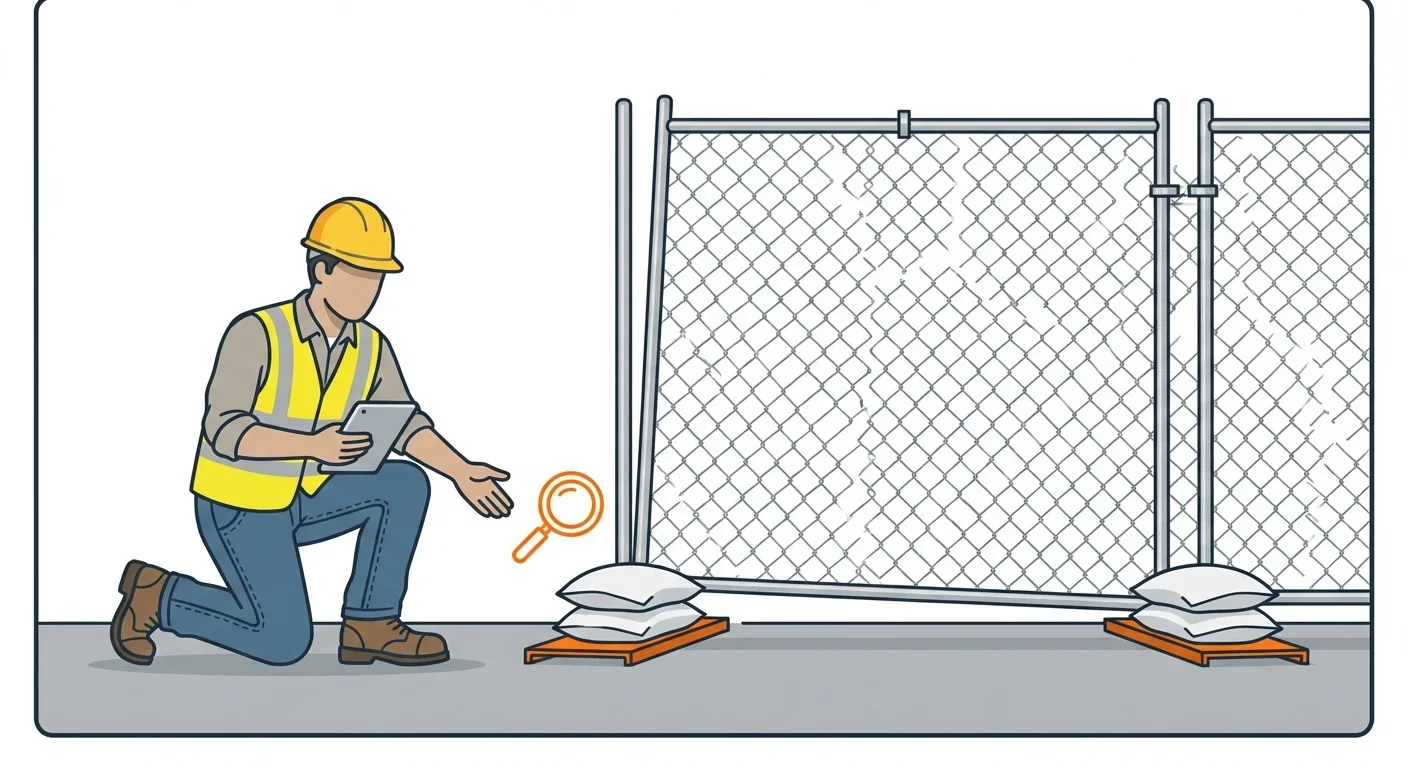 Diagram showing causes of temporary fence instability in Apopka, FL